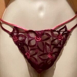 Christie's Burgundy/Pink G String